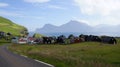 Faroe Islands, view on Gjogv