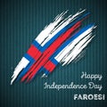 Faroes Independence Day Patriotic Design.