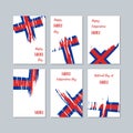 Faroes Patriotic Cards for National Day.