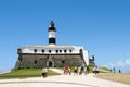 Farol da Barra Barra Lighthouse in Salvador, Bahia, Brazil.