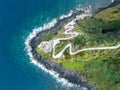 Farol do Arnel - Azores, Portugal Royalty Free Stock Photo