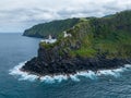 Farol do Arnel - Azores, Portugal Royalty Free Stock Photo