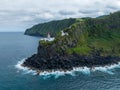 Farol do Arnel - Azores, Portugal Royalty Free Stock Photo