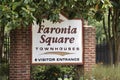 Faronia Square Townhouses, Memphis, TN Royalty Free Stock Photo