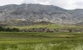 Farooj Mountains and Village Iran