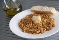 Farro and beans soup Royalty Free Stock Photo