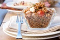Farro, Tomato and Mozzarella Salad Royalty Free Stock Photo