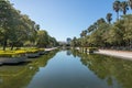 Farroupilha Park or Redencao Park reflecting pool in Porto Alegre, Rio Grande do Sul, Brazil