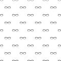 Farsighted glasses pattern seamless vector Royalty Free Stock Photo