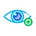 Farsightedness And Hyperopia Icon Thin Line Vector