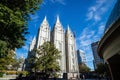 Fascade of Salt Lake Temple in Utah