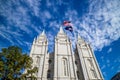 Fascade of Salt Lake Temple in Utah