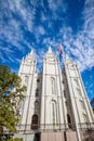 Fascade of Salt Lake Temple in Utah