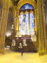 Inside view of the liverpool cathedral