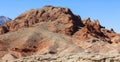 Aztec Sandstone Rock Formations in Lake Mead National Recreation Area in Nevada Royalty Free Stock Photo