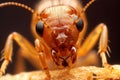 Fascinating Macro closeup termite. Generate Ai