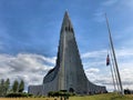 Hallgrims church in the center of Reykjavik in Iceland 30.6.2019