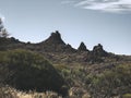 Fascinating rock formations on the volcano of Tenerife