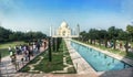 The fascinating of Taj Mahal Royalty Free Stock Photo