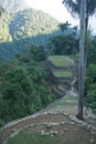 Fascinating terraces and ruins of the Lost City, Ciudad Perdida, close to Santa Marta, Colombia Royalty Free Stock Photo