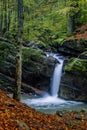 Fascinating waterfall in the mountains