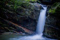 Fascinating waterfall in the mountains