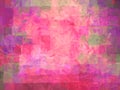 Brilliant Color Field Background with Grunge Strokes