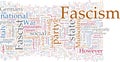 Fascism word cloud