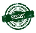 Fascist - green grunge stamp