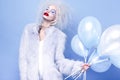 Fashin Clown. Beauty face. Royalty Free Stock Photo