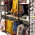 Fashion arrangement in the store`s rack