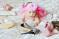 Fashion baby girl Royalty Free Stock Photo