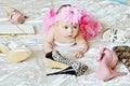 Fashion baby girl Royalty Free Stock Photo