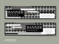 Fashion banner brochure template design