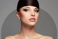 Fashion Beautiful Girl.Hairstyle.young beauty Woman Royalty Free Stock Photo