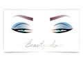 Fashion and beauty, beauty card, banner