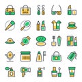 Fashion & Beauty Vector Icons 1 Royalty Free Stock Photo