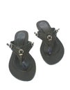 Fashion black flat shoes Royalty Free Stock Photo