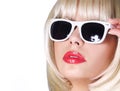 Fashion Blonde with Sunglasses