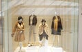 Fashion boutique clothing shop window dress store Royalty Free Stock Photo