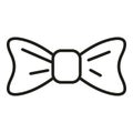 Fashion bow tie icon outline vector. Craft design