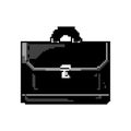 fashion business bag game pixel art vector illustration