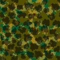 Fashion camo. Colorful camouflage vector pattern. Seamless fabric design