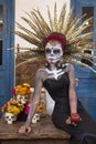 Fashion Catrina for the day of the dead