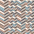 Fashion chevron pattern in brown retro colors Royalty Free Stock Photo