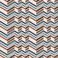 Fashion chevron pattern in brown retro colors Royalty Free Stock Photo