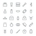 Fashion and Clothes Cool Vector Icons 3 Royalty Free Stock Photo