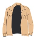 Fashion Coat Unisex Jacket Isolated