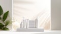 fashion cosmetic podium background