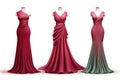 Fashion Designers Crafting Elegant Evening Dresses